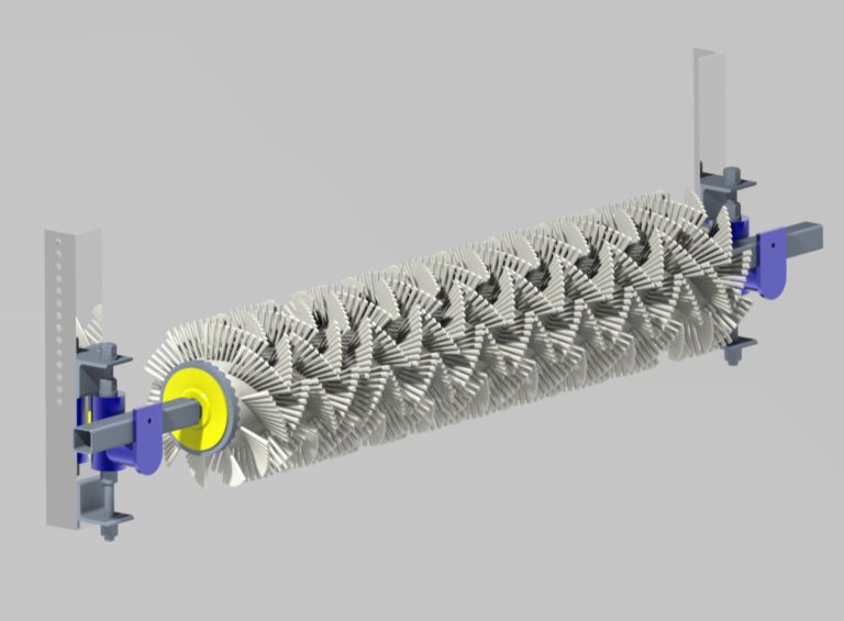 Entegre Fırçalı Tambur Motor - Uygulama
