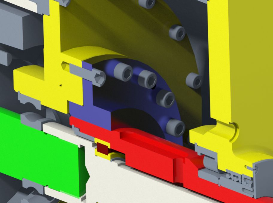 Yüksek Güç Uygulamaları 55kW-250kW Tambur Motor